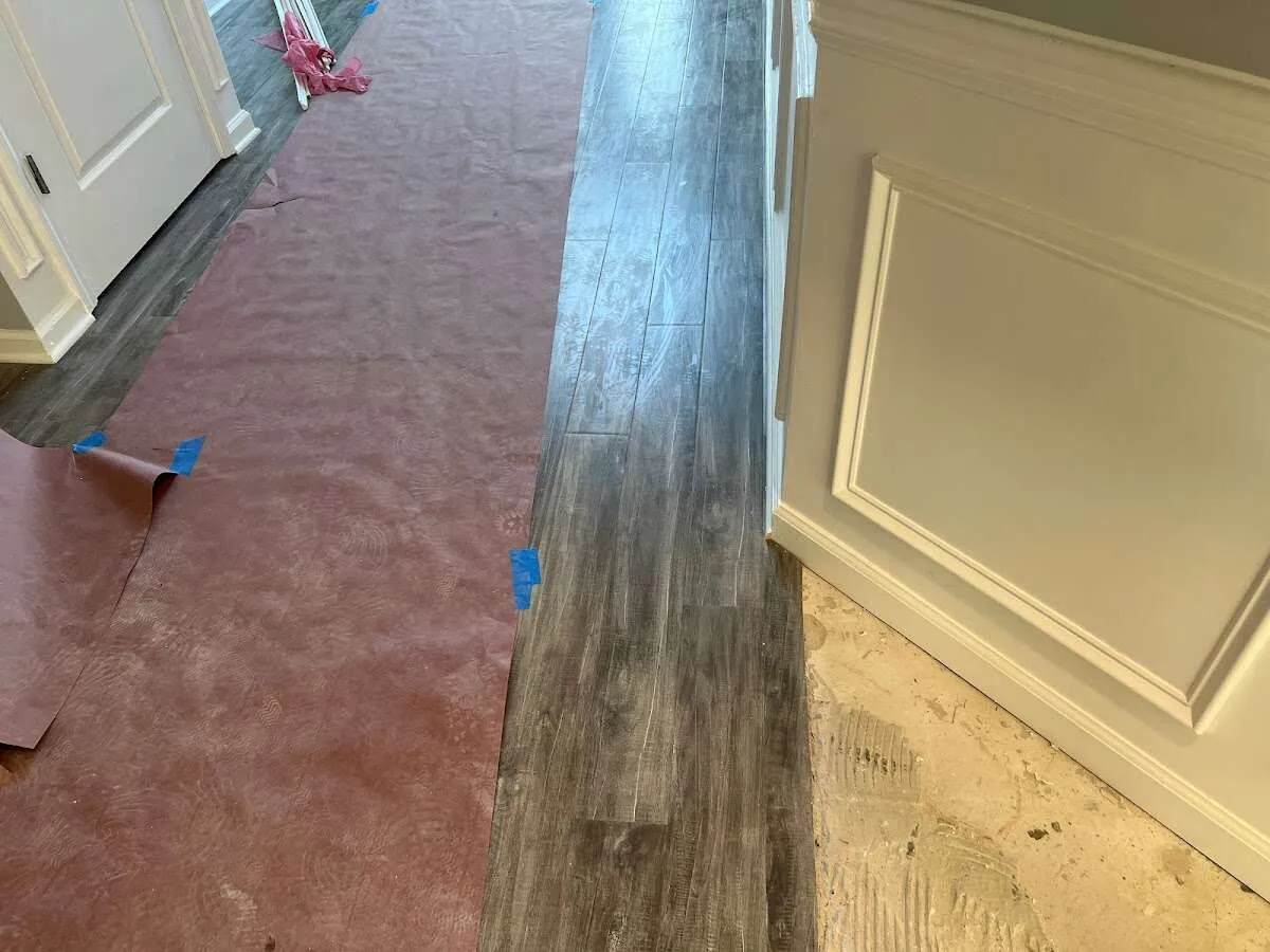 Completed marble shower restoration in Atlanta